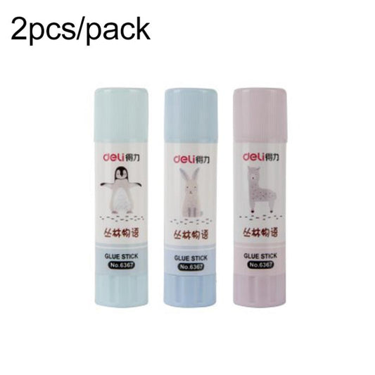 2 PCS School Supplies Solid Glue High Viscosity Glue Stick PVP Solid Glue, Random Color Delivery, 6367