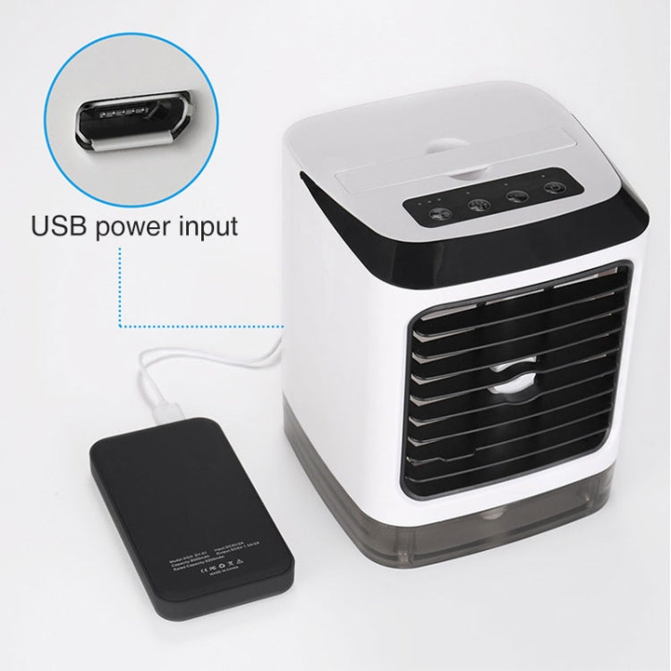 Mini Desktop Cooling Fan Humidifier Air Conditioning Fan Moisturizing Spray Fan