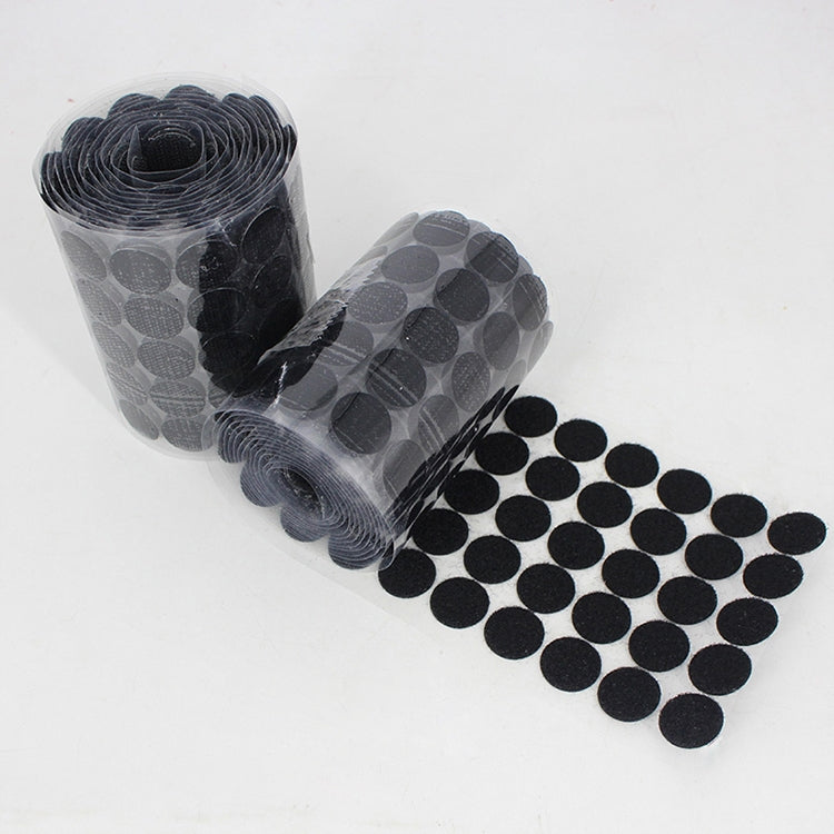1000 PCS 16mm Round Nylon Adhesive Hook and Loop Fastener