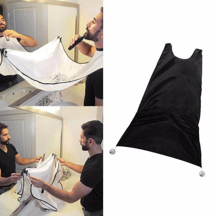 Professional Beard Apron Premium Salon Shaving Grooming Trimmings Facial Hair Catcher with Suction Cups