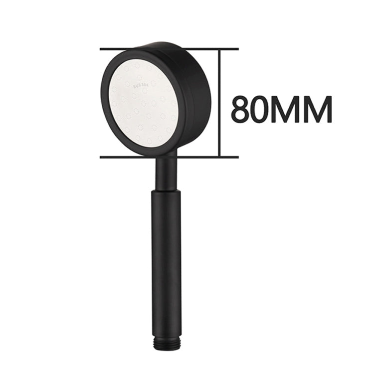 Removable and Washable 304 Stainless Steel Round Pressurized Handheld Shower Head, Size: 80mm