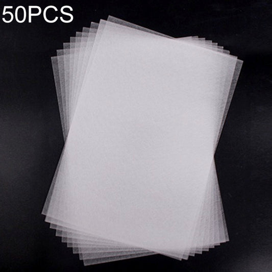 50 PCS Transparent Not Grinding Heat Shrink Film DIY Heat Shrink Film