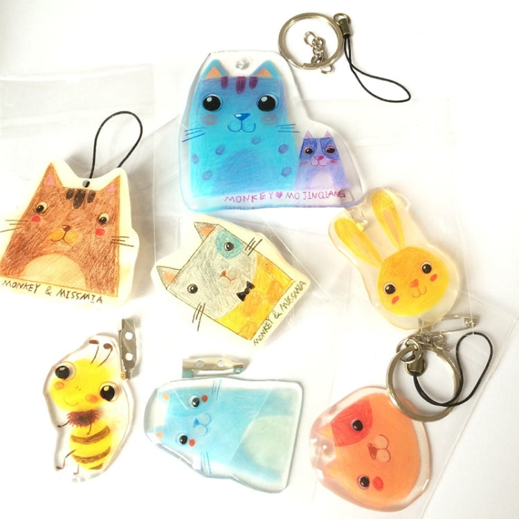 50 PCS Transparent Not Grinding Heat Shrink Film DIY Heat Shrink Film