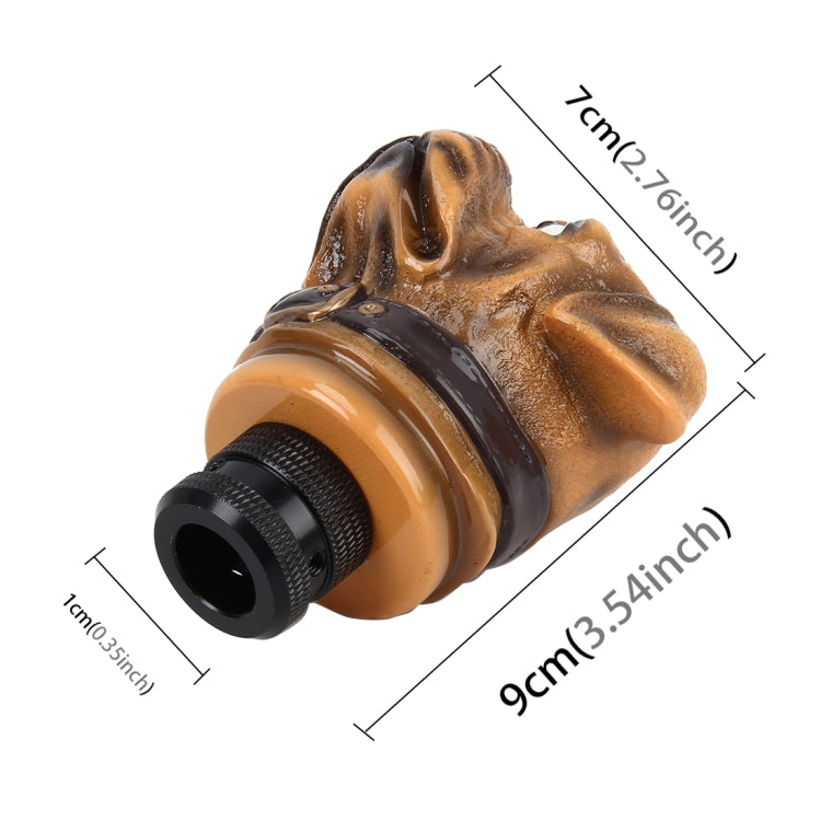 Bulldog Shaped Universal Vehicle Car Shifter Cover Manual Automatic Gear Shift Knob