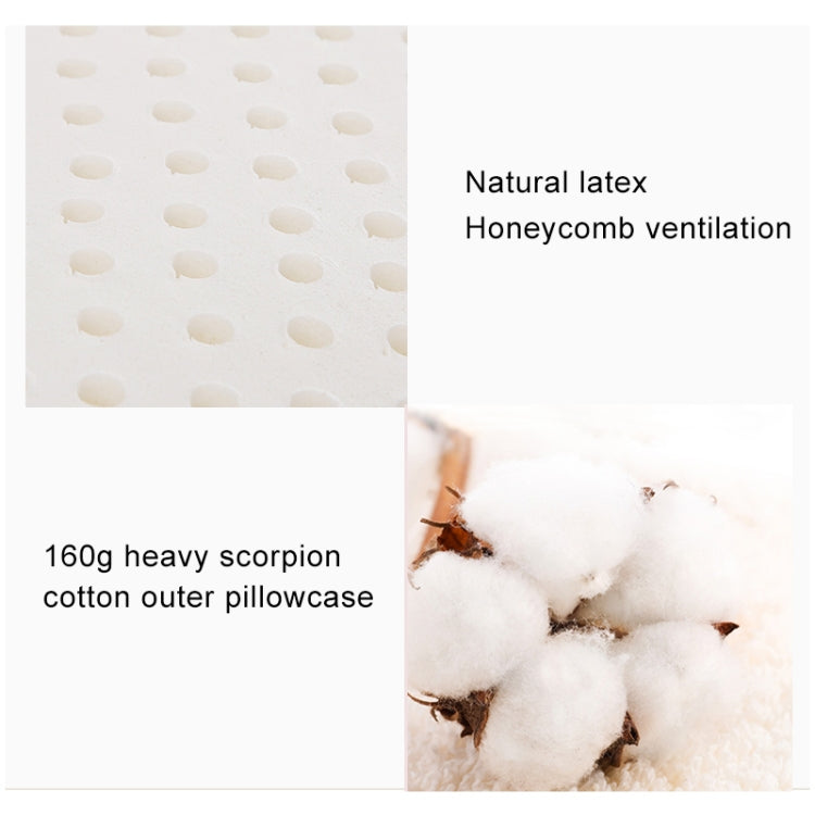 Original Xiaomi Youpin 8H Z2 Natural Latex Pillow Soft Breathable Spine Protection Massage Care Pillow with Cotton Pillowcase