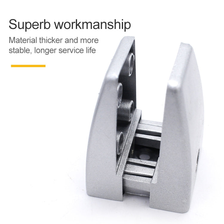 2 PCS Space Aluminum Alloy Desk Screen Clamps Screen Baffle