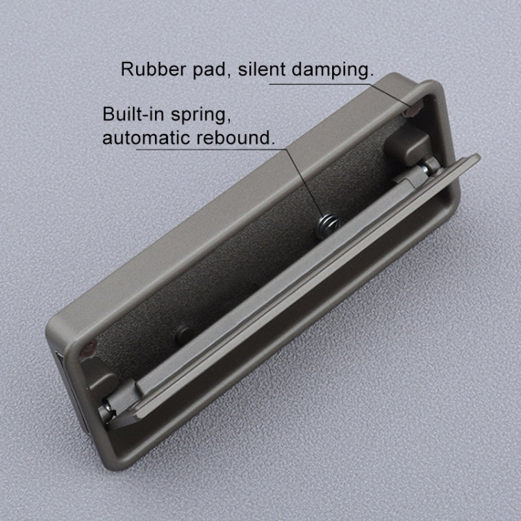 Simple Wardrobe Slotted Scrub Handle Concealed Recessed Drawer Invisible Handle, Hole Distance：96mm