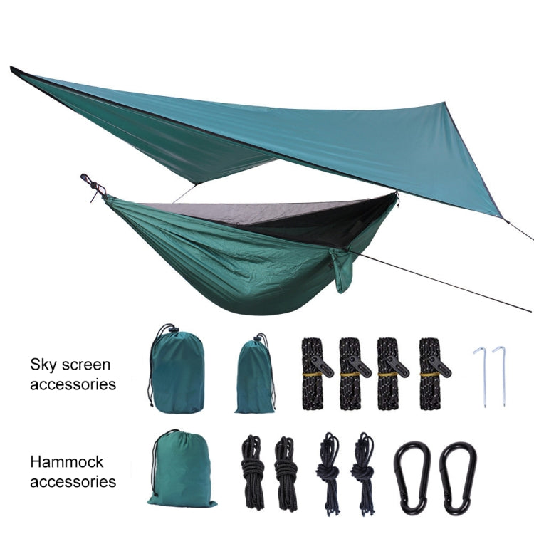 Outdoor Weatherproof Mosquito Net Hammock Backdrop Set