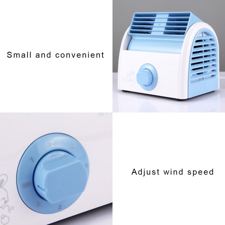 30W Turbine No Blade Mini Desktop Mute Fan for Dormitory / Bedroom / Living Room / Office, 3 Kinds Speed Mode, AC 220V