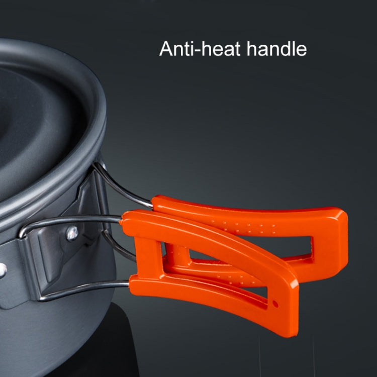 Hewolf 1692 Outdoor Camping Tableware Pots Cookwear Set for 2-3 Person