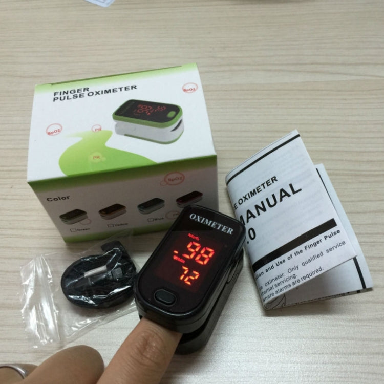 Finger Pulse Oximete LED HD Display Portable Oximeter Equipment Blood Oxygen Monitor Pulse Oximeter