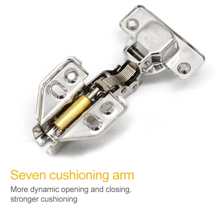 2 PCS Stainless Steel Hydraulic Hinge Copper Rod Hydraulic Buffer Hinge, 781 Straight Arm
