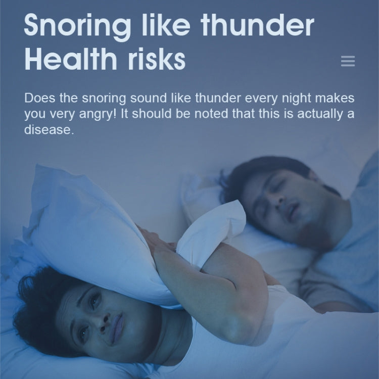 YJK100 Silicone + ABS Stop Snoring Device Anti Snore