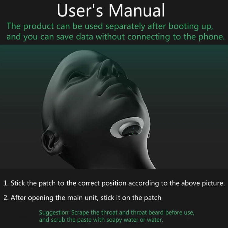 Adult Home Smart Throat Anti-snoring Device Sleep Stickers