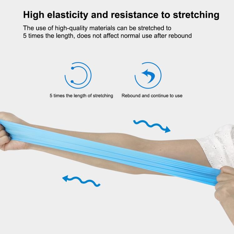 100pcs Blue Disposable Butyronitrile Gloves Housework Supplies, Size: L, Suitable for Palm Width: 9cm-10cm, New / Old Packing Box Random Delivery