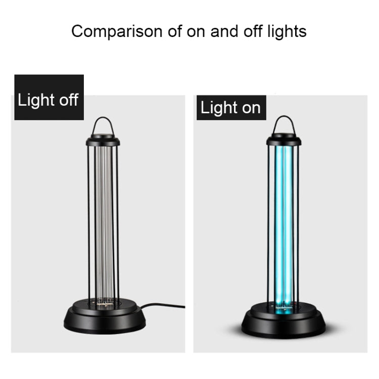 38W Desktop UV Light Lamp Disinfection Anti-virus Sterilization Lamp Bar Strip with Remote Control, 3 Pin CN Plug