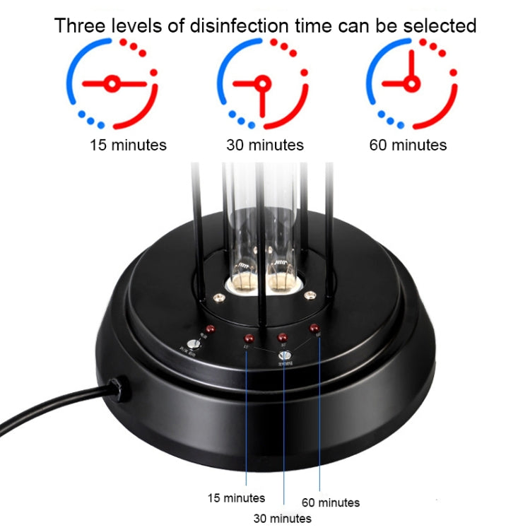 38W Desktop UV Light Lamp Disinfection Anti-virus Sterilization Lamp Bar Strip with Remote Control, 3 Pin CN Plug