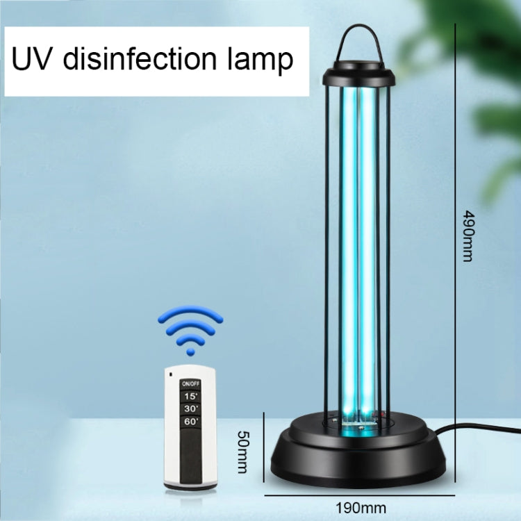 38W Desktop UV Light Lamp Disinfection Anti-virus Sterilization Lamp Bar Strip with Remote Control, 3 Pin CN Plug
