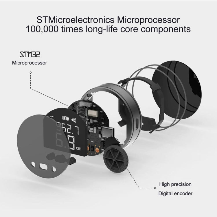 Original Xiaomi Youpin Duka Electronic Ruler Portable Rangefinder LCD Screen Digital Ruler
