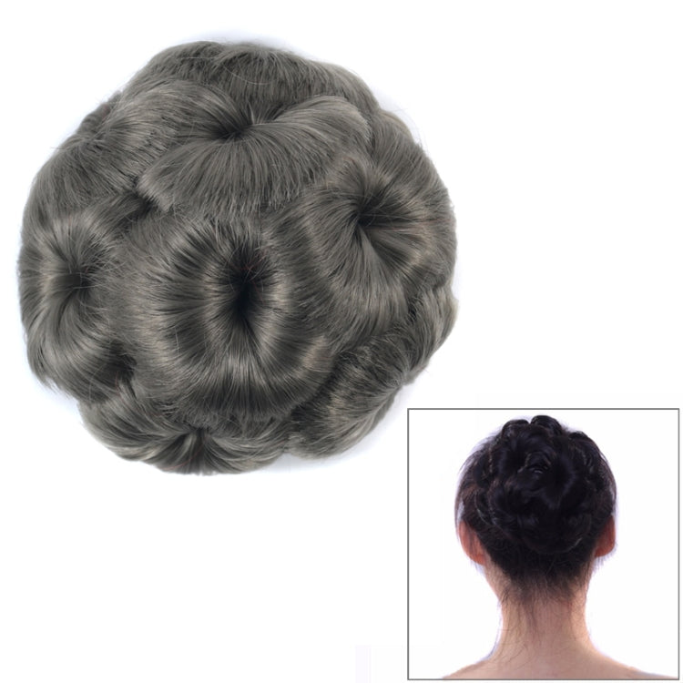 Wig Ball Head Flower Hairpin Hair Bag Wig Headband for Bride