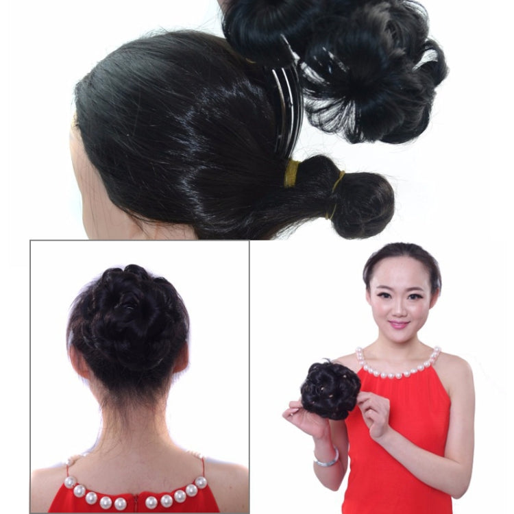 Wig Ball Head Flower Hairpin Hair Bag Wig Headband for Bride, 04C#, 2M33#, BUG#, 1#, 2#, 33#, 0906#, 73C#, 2M30#