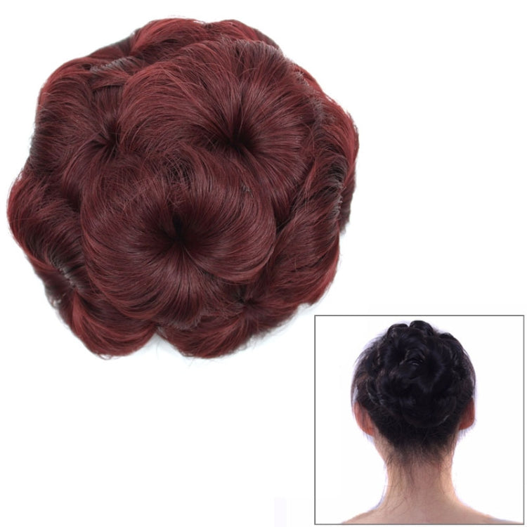 Wig Ball Head Flower Hairpin Hair Bag Wig Headband for Bride, 04C#, 2M33#, BUG#, 1#, 2#, 33#, 0906#, 73C#, 2M30#