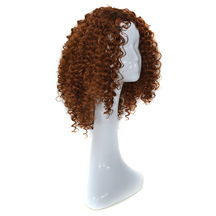 T191006 European and American Wig Headgear with Short and Small Curly Hair for Women
