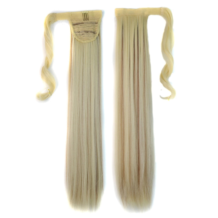 613H12# Invisible Seamless Bandage-style  Wig Long Straight Hair Wig Ponytail