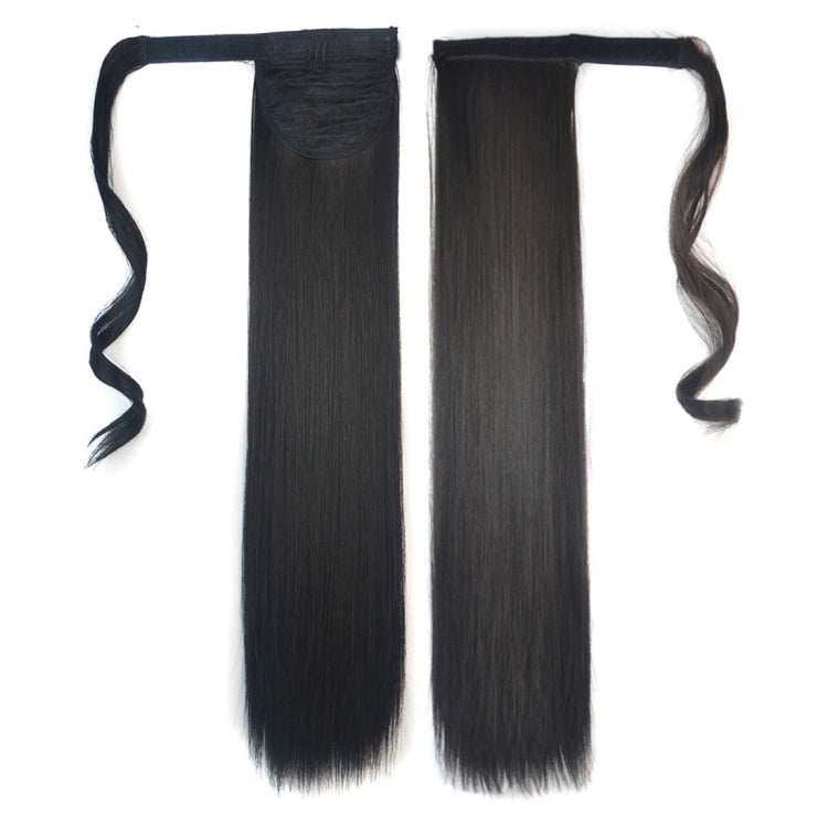 2# Invisible Seamless Bandage-style  Wig Long Straight Hair Wig Ponytail
