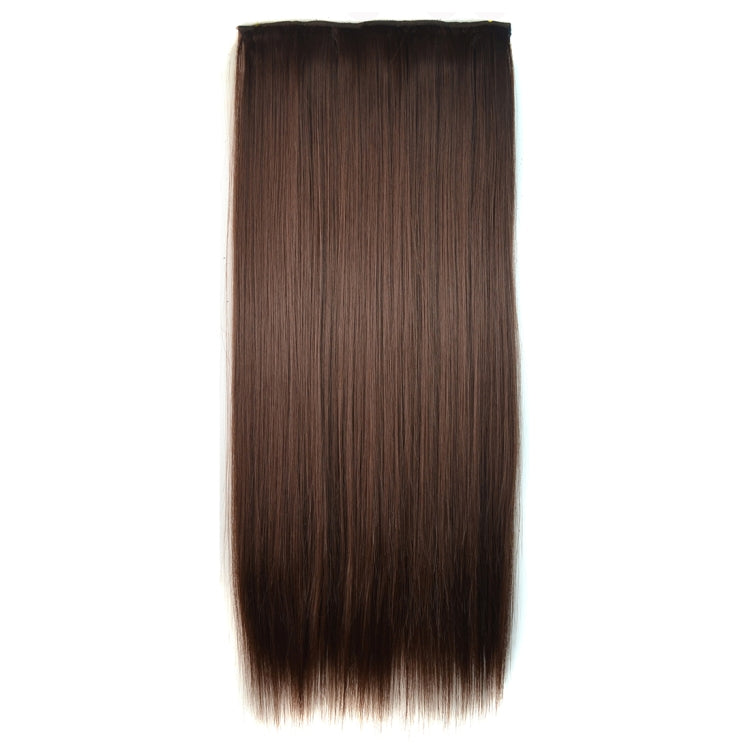 6# One-piece Seamless Five-clip Wig Long Straight Wig Piece