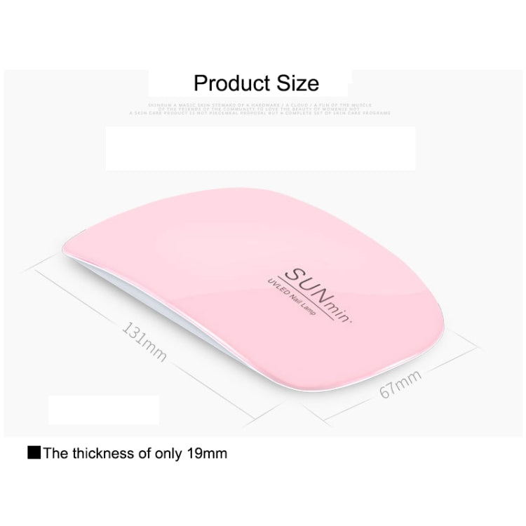 SUN mini 2 6W UV + LED USB Nail Lamp Fingernail Gel Curing Dryer