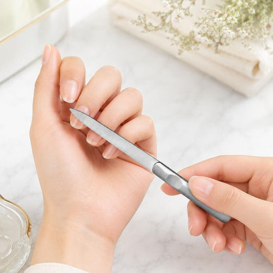 Stainless Steel Polished Nail File, Length : 95mm, Length : 95mm