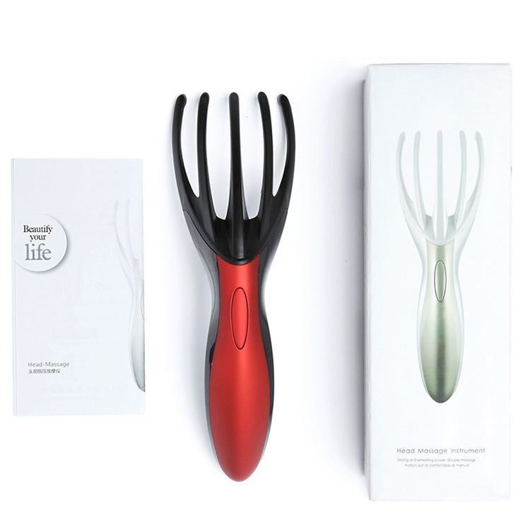 Mini Portable Multifunctional Head Massager Massage Comb, Battery Powered