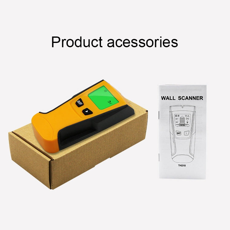 TH210 3 in 1 Wall Metal Detector for Voltage and Cable with Metal Detection Function