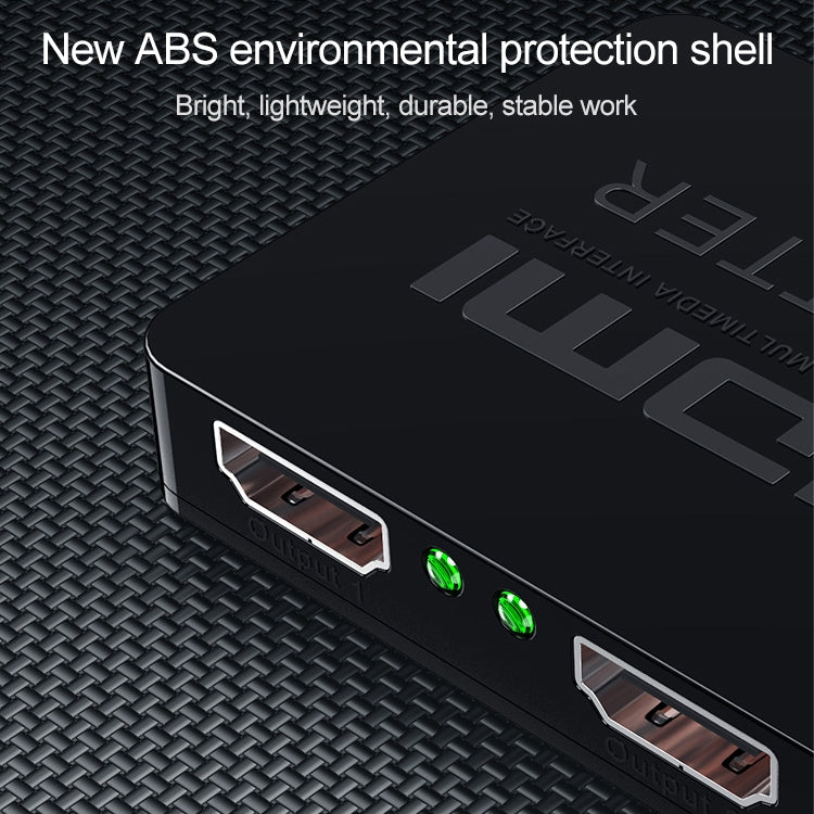 1x2 Mini HDMI Amplifier Splitter, Support 3D & 4K x 2K