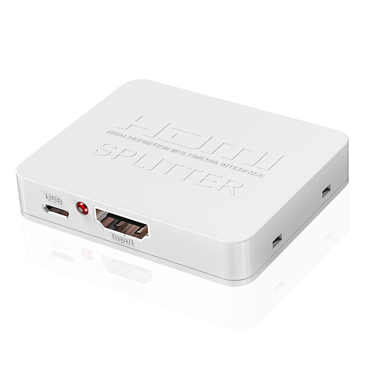 1x2 Mini HDMI Amplifier Splitter, Support 3D & 4K x 2K
