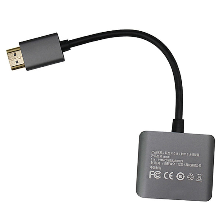 Lenovo F1-H01 HDMI to VGA Cable Aluminum Alloy Converter