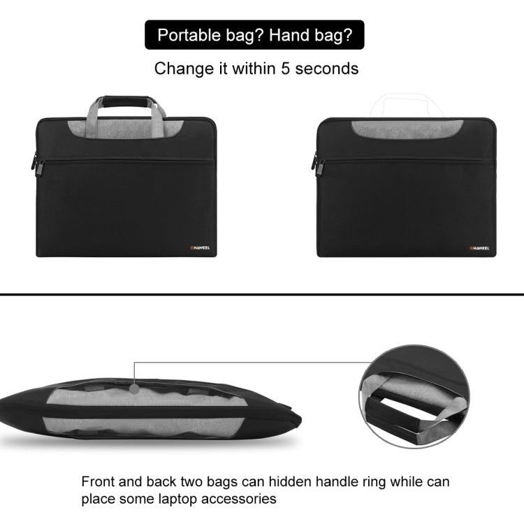 HAWEEL 15-17 inch Laptop Handbag For Macbook, Samsung, Lenovo, Sony, DELL Alienware, CHUWI, ASUS Laptops