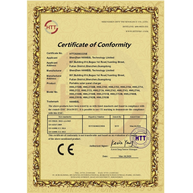 HAWEEL 14W Foldable Solar Panel Charger with 5V / 2.4A Max Dual USB Ports