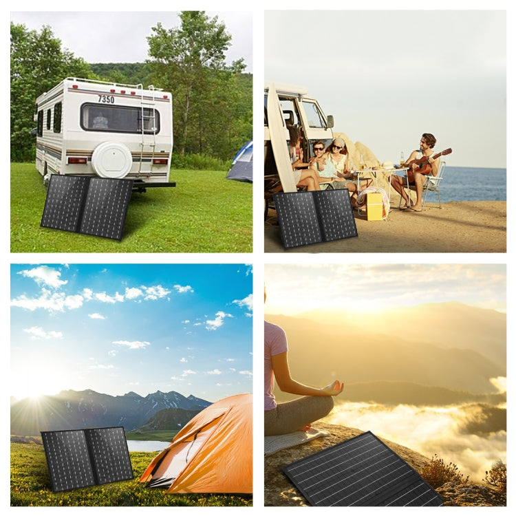 HAWEEL 50W Foldable Solar Panel Charger Travel Folding Bag