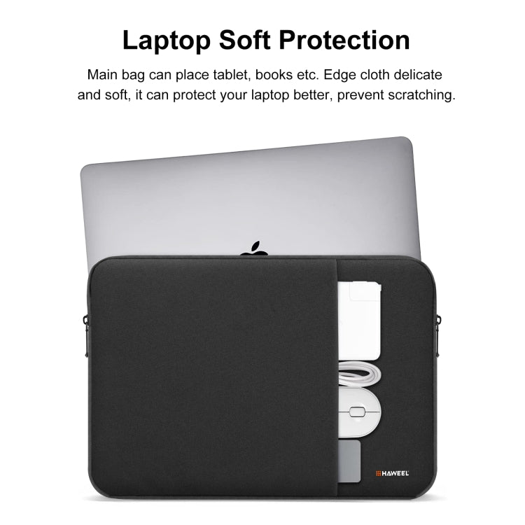 HAWEEL 11 inch Sleeve Case Zipper Briefcase Carrying Bag For Macbook, Samsung, Lenovo, Sony, DELL Alienware, CHUWI, ASUS, HP, 11 inch and Below Laptops / Tablets
