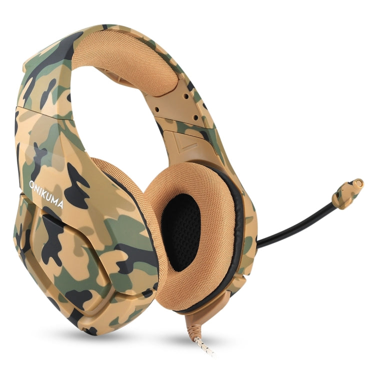 ONIKUMA K1-B Deep Bass Noise Canceling Camouflage Gaming Headphone with Microphone