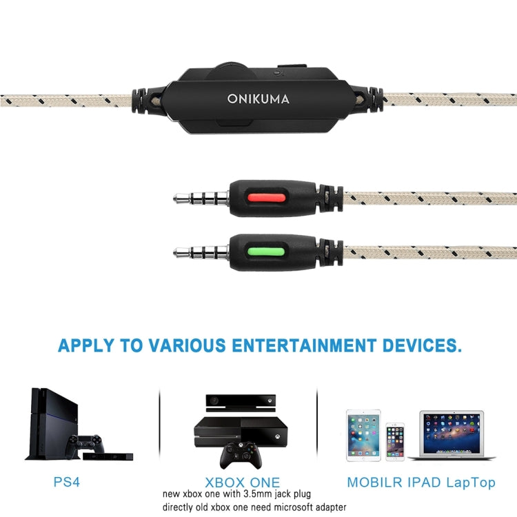 ONIKUMA K1-B Deep Bass Noise Canceling Camouflage Gaming Headphone with Microphone