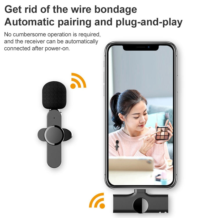 8 Pin Interface Live Broadcast Wireless Lavalier Microphone