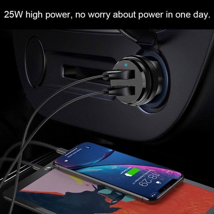 ipipoo XP-1 Dual USB Car Fast Charging Charger with Android Line