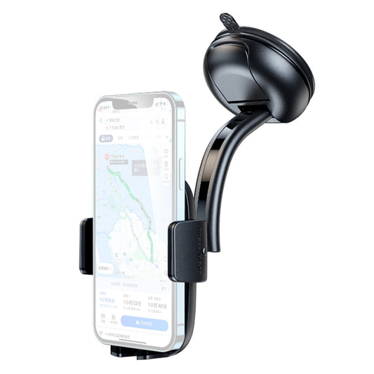 USAMS ZJ063 Car Center Console Retractable Phone Holder for 4.7-7.2 inch Mobile Phones