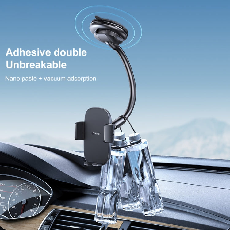 USAMS US-ZJ065 Car Center Console Windshield Mobile Phone Holder