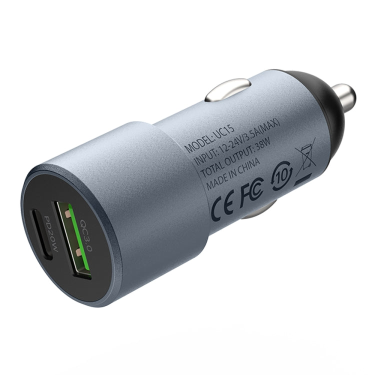 MOMAX UC15 38W PD + QC3.0 Dual Ports Car Charger