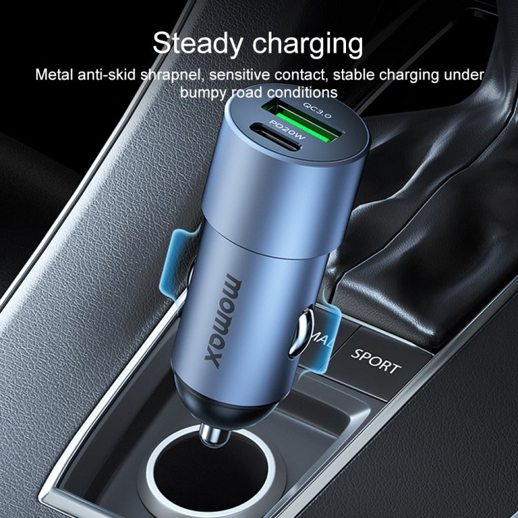 MOMAX UC15 38W PD + QC3.0 Dual Ports Car Charger