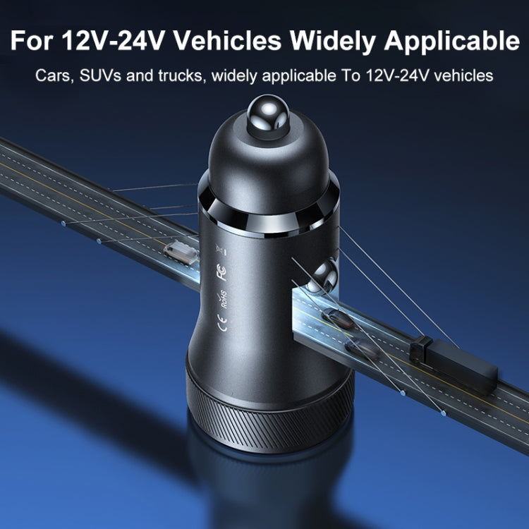 REMAX RCC335 Seaya Series 2 in 1 Car 30W PD Fast Charger